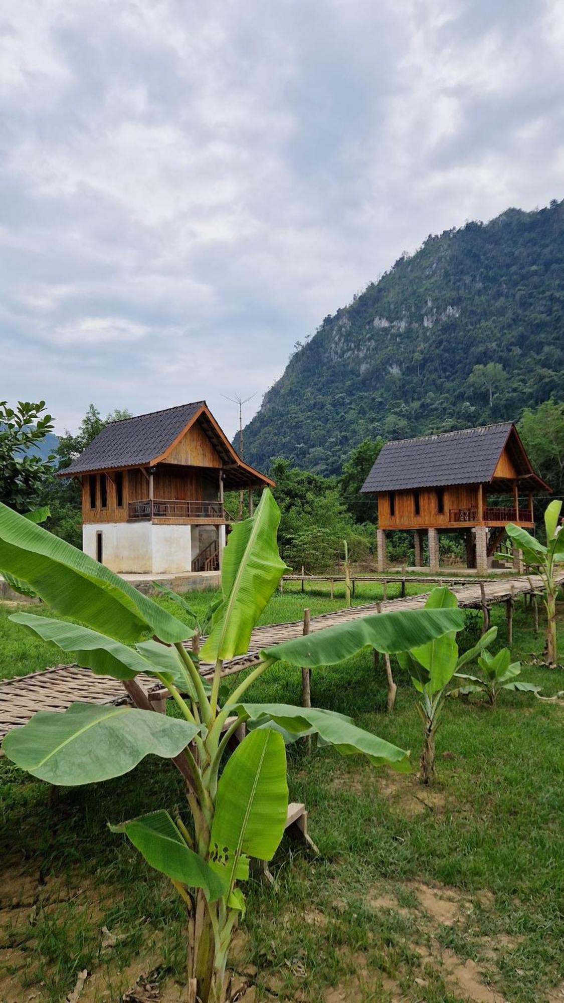 Eco Farm Stay And Hostel Nong Khiaw Ngoại thất bức ảnh