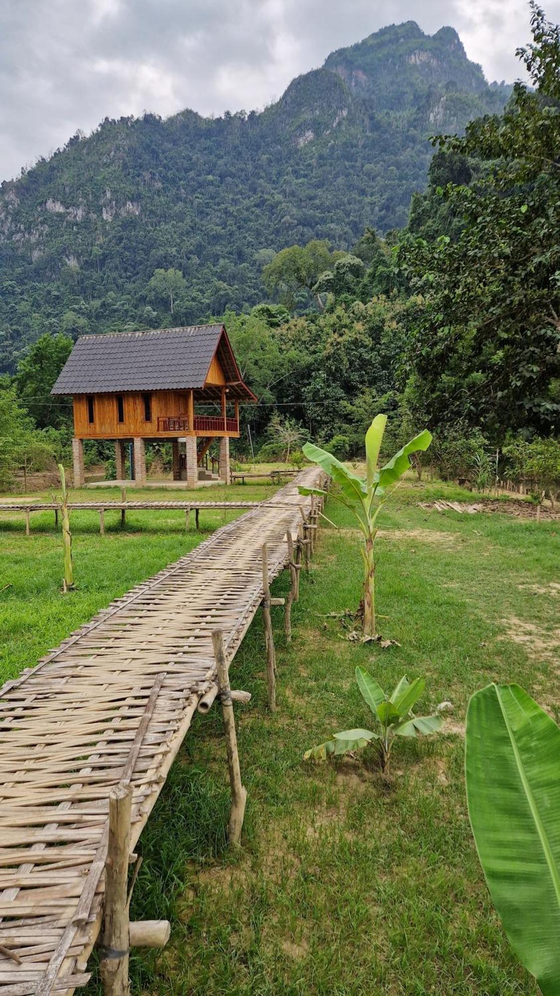 Eco Farm Stay And Hostel Nong Khiaw Ngoại thất bức ảnh
